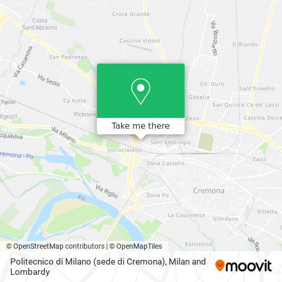 Politecnico di Milano (sede di Cremona) map