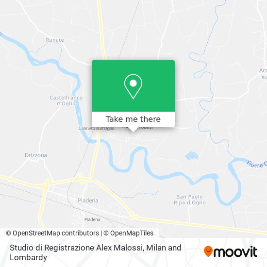 Studio di Registrazione Alex Malossi map