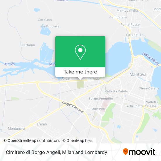 Cimitero di Borgo Angeli map