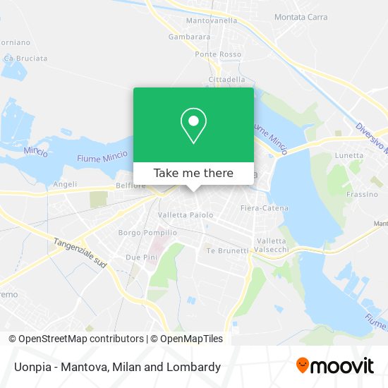 Uonpia - Mantova map