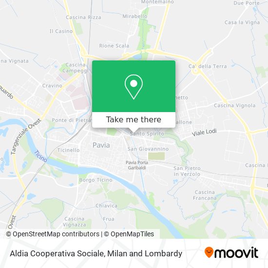 Aldia Cooperativa Sociale map