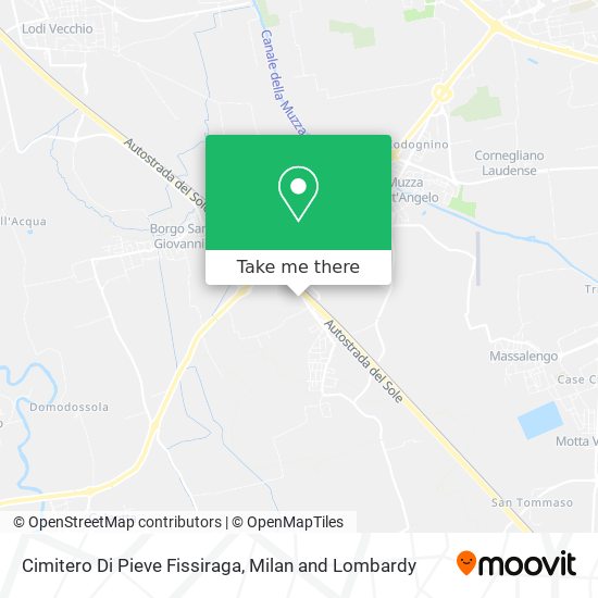 Cimitero Di Pieve Fissiraga map