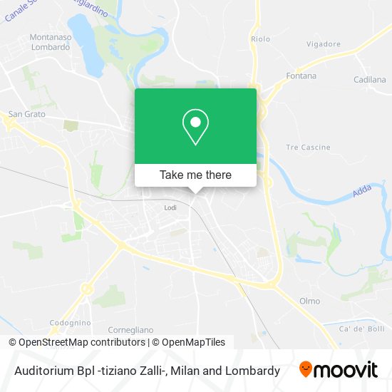 Auditorium Bpl -tiziano Zalli- map