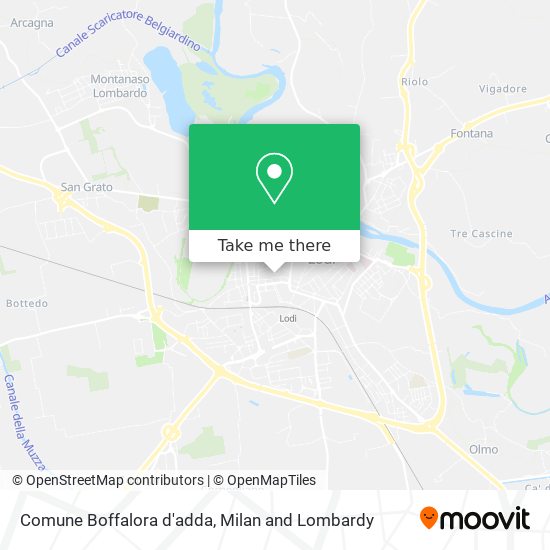 Comune Boffalora d'adda map