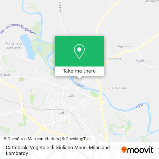Cattedrale Vegetale di Giuliano Mauri map