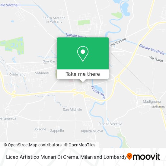 Liceo Artistico Munari Di Crema map