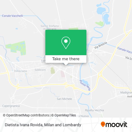Dietista Ivana Rovida map