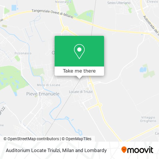 Auditorium Locate Triulzi map