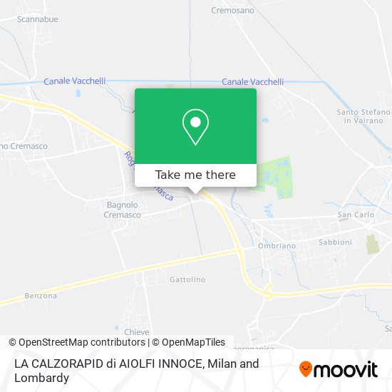 LA CALZORAPID di AIOLFI INNOCE map