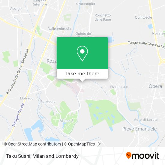 Taku Sushi map