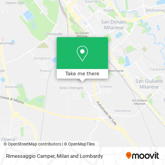 Rimessaggio Camper map