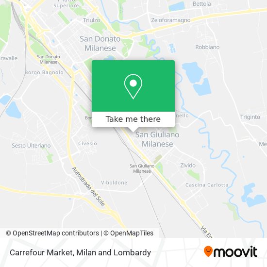 Carrefour Market map