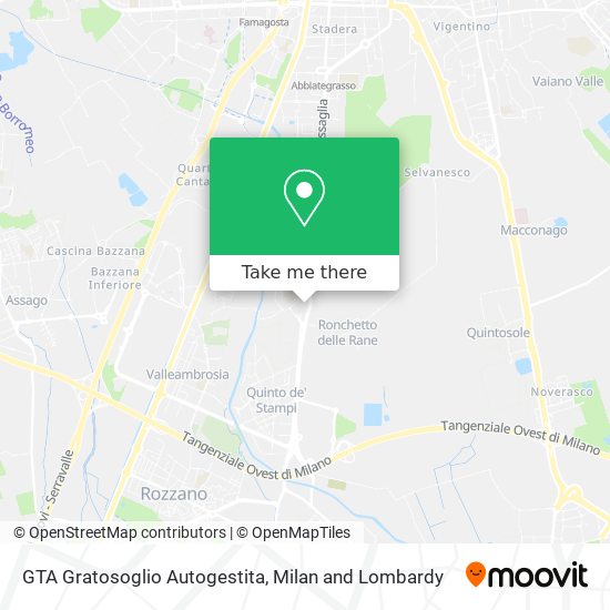 GTA Gratosoglio Autogestita map