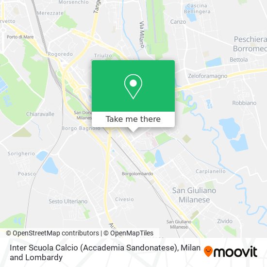 Inter Scuola Calcio (Accademia Sandonatese) map