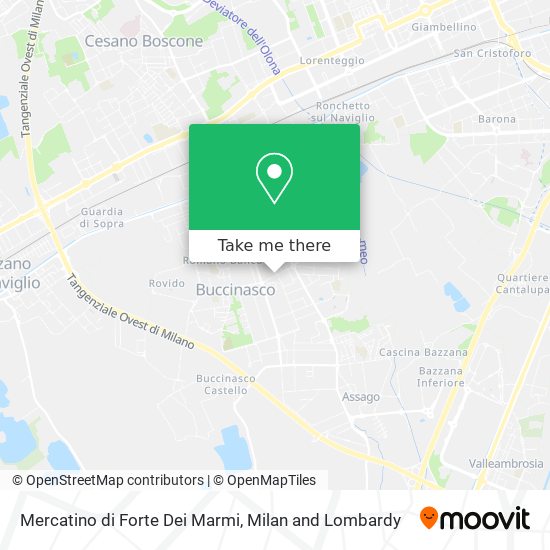 Mercatino di Forte Dei Marmi map