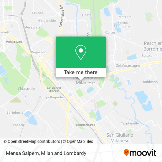 Mensa Saipem map