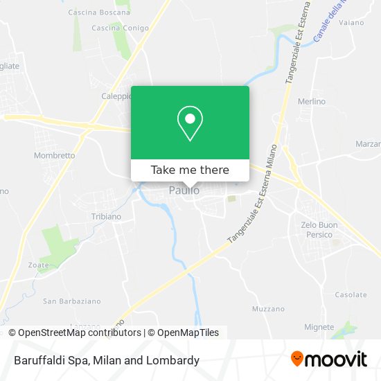 Baruffaldi Spa map