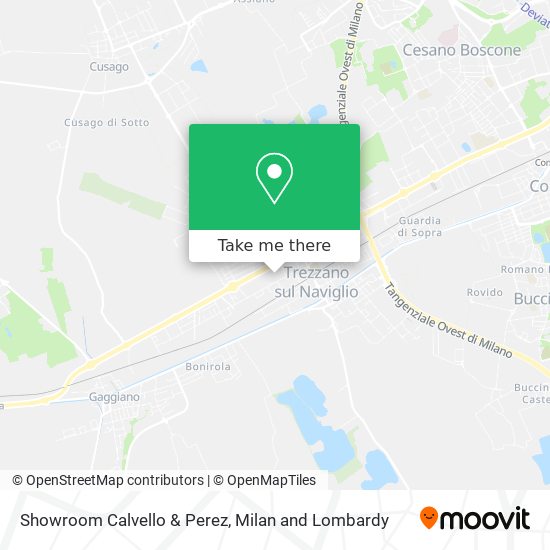 Showroom Calvello & Perez map
