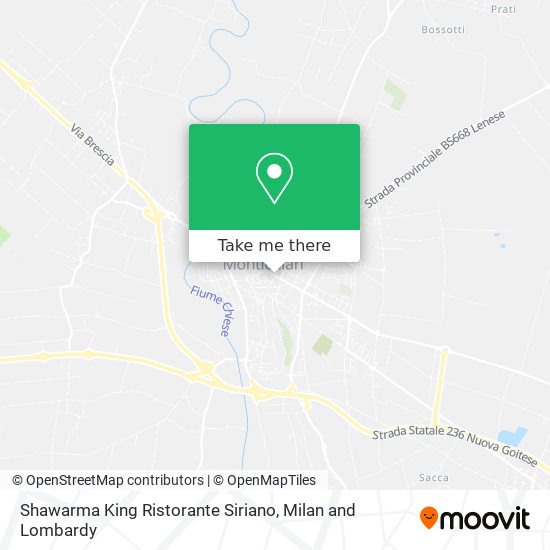 Shawarma King Ristorante Siriano map
