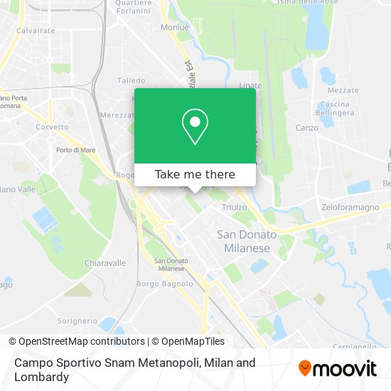 Campo Sportivo Snam Metanopoli map