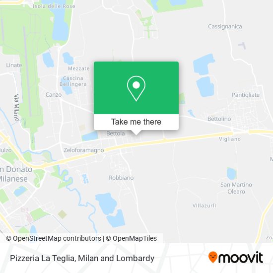 Pizzeria La Teglia map