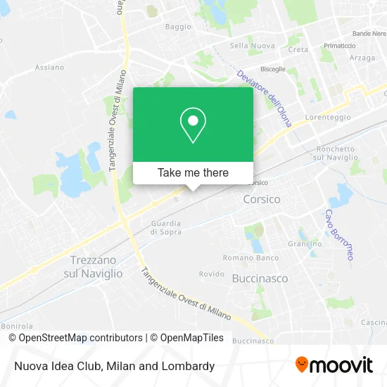 Nuova Idea Club map