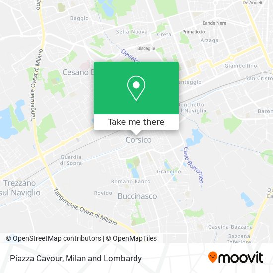 Piazza Cavour map
