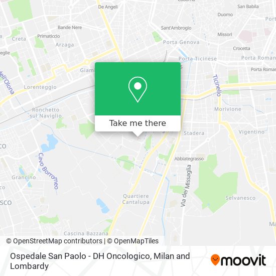 Ospedale San Paolo - DH Oncologico map