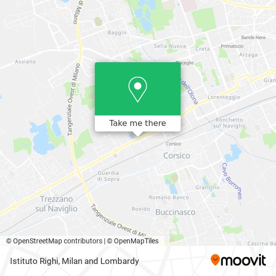 Istituto Righi map