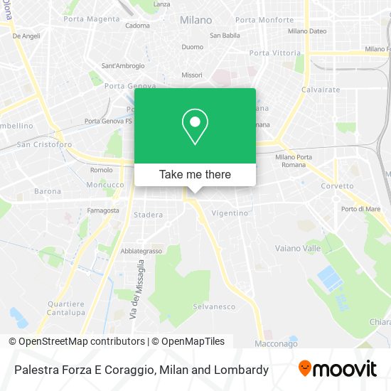 Palestra Forza E Coraggio map