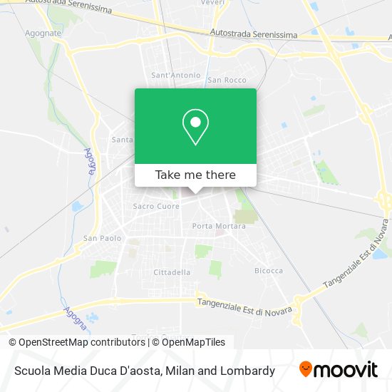 Scuola Media Duca D'aosta map