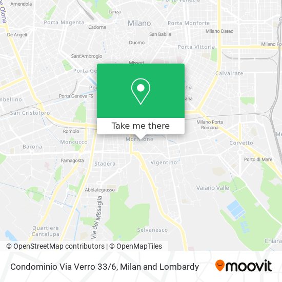 Condominio Via Verro 33/6 map
