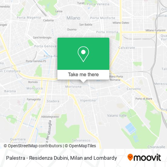 Palestra - Residenza Dubini map
