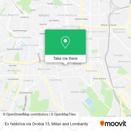 Ex fabbrica via  Orobia 15 map