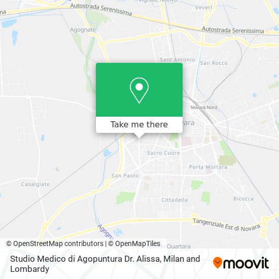 Studio Medico di Agopuntura Dr. Alissa map