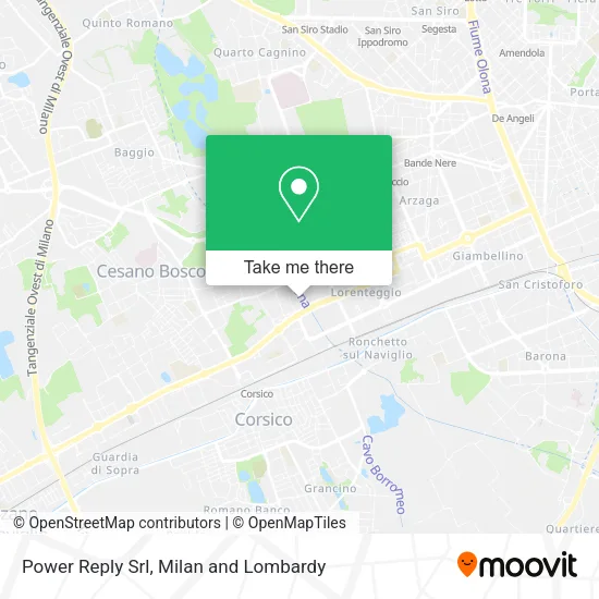Power Reply Srl map