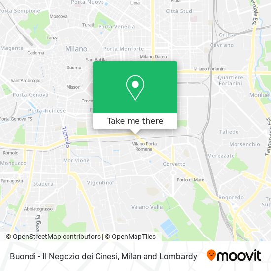 Buondì - Il Negozio dei Cinesi map