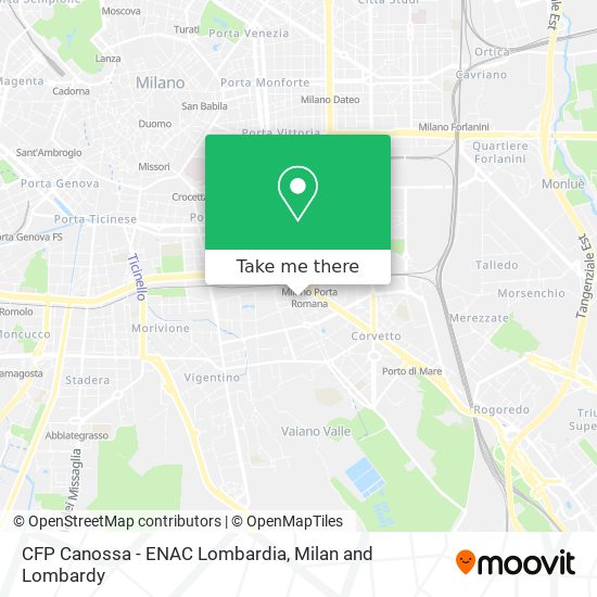 CFP Canossa - ENAC Lombardia map