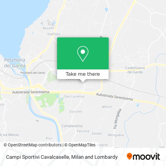 Campi Sportivi Cavalcaselle map