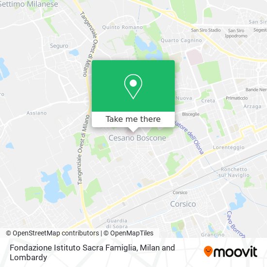 Fondazione Istituto Sacra Famiglia map