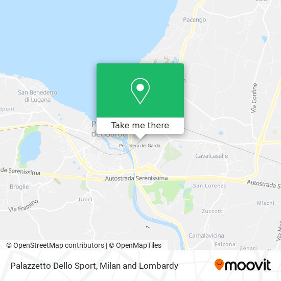 Palazzetto Dello Sport map