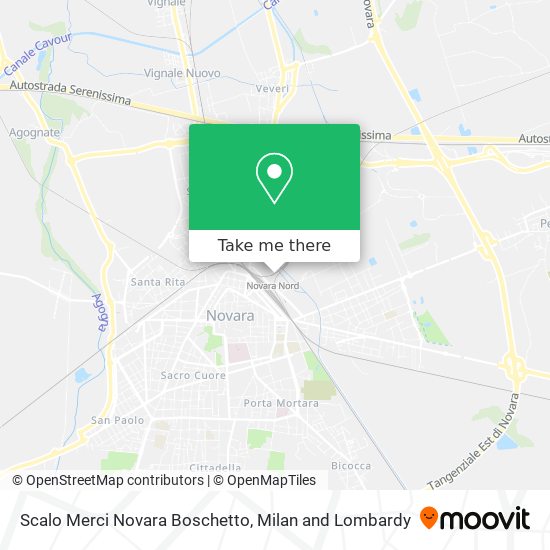Scalo Merci Novara Boschetto map