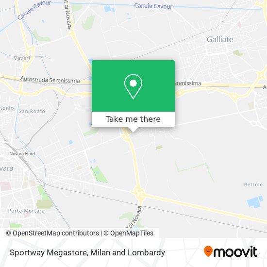 Sportway Megastore map