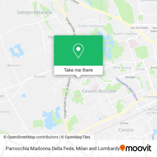 Parrocchia Madonna Della Fede map