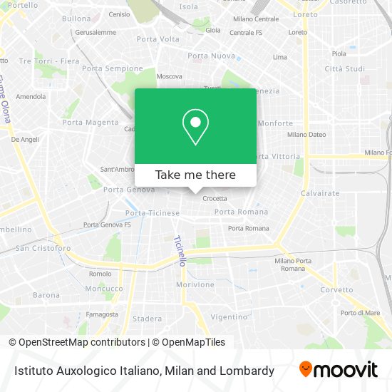 Istituto Auxologico Italiano map