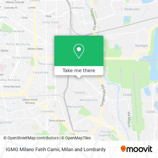 IGMG Milano Fatih Camii map