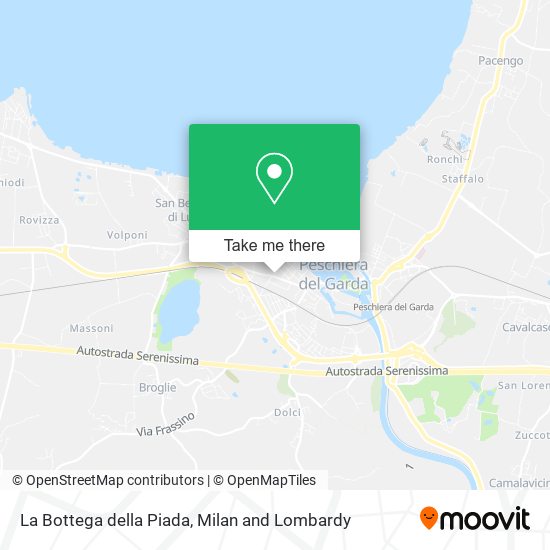 La Bottega della Piada map