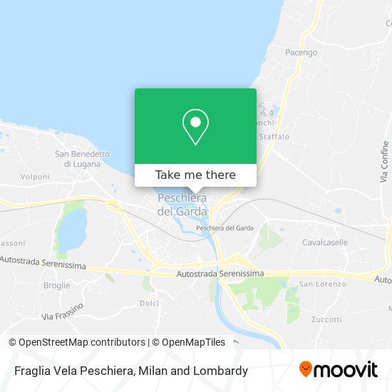 Fraglia Vela Peschiera map