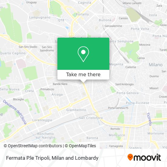 Fermata P.le Tripoli map