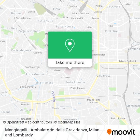 Mangiagalli - Ambulatorio della Gravidanza map